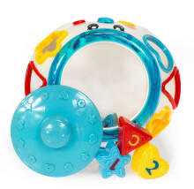 Ikonka Art.KX9942_2 Musical cloche pot playing blue and white