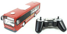 Ikonka Art.KX9563_1 Remote controlled RC bus with doors red
