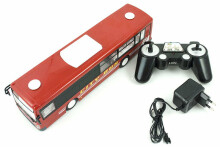 Ikonka Art.KX9563_1 Remote controlled RC bus with doors red