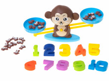 Ikonka Art.KX6380 Educational balance learning to count monkey large