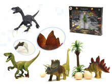 Ikonka Art.KX6397 Dinosaurs figures set 14el.