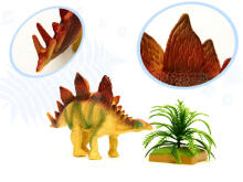 Ikonka Art.KX6397 Dinosaurs figures set 14el.