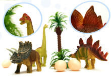 Ikonka Art.KX6397 Dinosaurs figures set 14el.