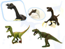 Ikonka Art.KX6397 Dinosaurs figures set 14el.