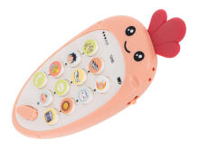 Ikonka Carrot Art.KX6566_1 Red Educational smartphone