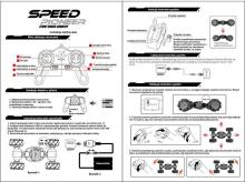 Ikonka Art.KX6636_2 Speed Pioneer Stunt Car RC 360 blue