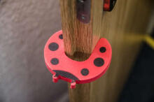 Ikonka Art.KX9535_2 Security door lock ladybird design