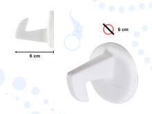 Ikonka Art.KX6255 Door bumper bounce silicone for handle with hook