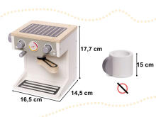 Ikonka Art.KX6283 Wooden coffee maker + mug