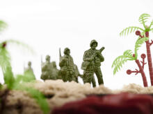 Ikonka Art.KX6188 Soldiers military base figures set 307el.