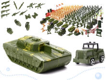 Ikonka Art.KX6188 Soldiers military base figures set 307el.