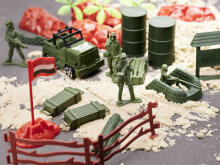 Ikonka Art.KX6188 Soldiers military base figures set 307el.