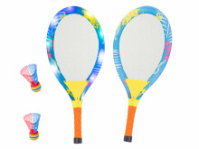 Ikonka Art.KX6180 LED light-up tennis rackets + darts