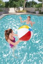 Ikonka Art.KX6081 BESTWAY 31021 Beach colour inflatable ball 51cm
