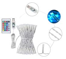 Ikonka Art.KX5722 LED lights Wedding decoration 3x3m 200LED USB + remote control 16 colours with memory