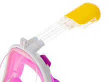 Ikonka Art.KX6131_1 Full folding snorkel mask S/M pink