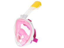Ikonka Art.KX6131_1 Full folding snorkel mask S/M pink