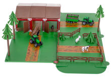 Ikonka Art.KX6027 Farm play pen animals tractor JASPERLAND