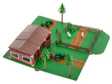 Ikonka Art.KX6027 Farm play pen animals tractor JASPERLAND