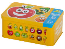 Ikonka Art.KX6019 Fruit/vegetable tin puzzle 25 puzzles