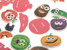 Ikonka Art.KX6019 Fruit/vegetable tin puzzle 25 puzzles