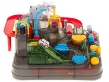 Ikonka Art.KX6013 Obstacle course interactive car park LED racing 3 vehicles