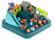 Ikonka Art.KX6010 Interactive obstacle course car park racing dinosaur cave