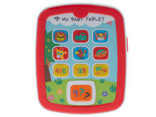 Ikonka Art.KX6006 Educational touchscreen tablet interactive lights music HOLA