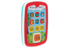 Ikonka Art.KX6006 Educational touchscreen tablet interactive lights music HOLA