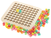 Ikonka Art.KX7857_1 Educational set multiplication table to 100 round