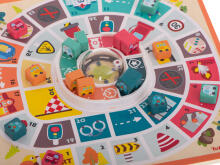 Ikonka Art.KX5952 Family puzzle board game wooden board 2in1 chinaman