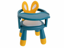 Ikonka Art.KX5846 Feeding and play table chair yellow and blue