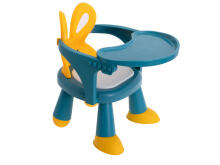 Ikonka Art.KX5846 Feeding and play table chair yellow and blue