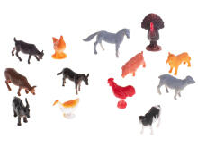 Ikonka Art.KX5844 Figures sea animals wild dinosaurs set mix 48pcs