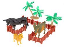 Ikonka Art.KX5838 Farm animal figures 14pcs + accessories