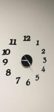 Ikonka Art.KX9714 Wall clock black 12 hours