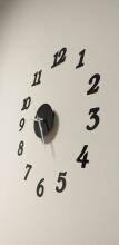 Ikonka Art.KX9714 Wall clock black 12 hours