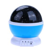 Ikonka Art.KX7814_1 Star projector night light 2in1 USB pink
