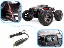 Ikonka Art.KX5805 RC MONSTER TRUCK 1:12 2.4GHz X9115 RED IMPROVED VERSION