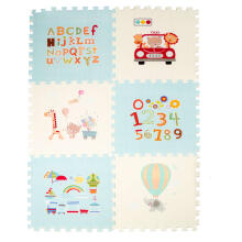 Ikonka Art.KX6674 Foam puzzle mat for children no 177x118x1.3cm