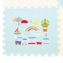 Ikonka Art.KX6674 Foam puzzle mat for children no 177x118x1.3cm