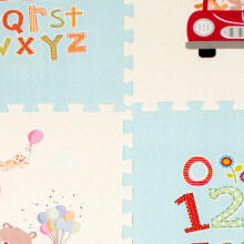 Ikonka Art.KX6674 Foam puzzle mat for children no 177x118x1.3cm