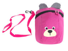 Ikonka Art.KX6305_1 Children's nursery backpack teddy bear pink