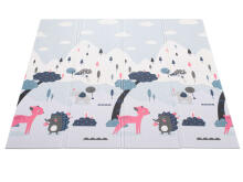 Ikonka Art.KX6528_2 Educational mat for children street/forest 177x158x0.8cm