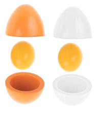 Ikonka Art.KX7273 Play eggs removable wooden yolks