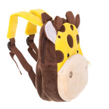 Ikonka Art.KX7426 Kindergarten backpack plush giraffe 24cm