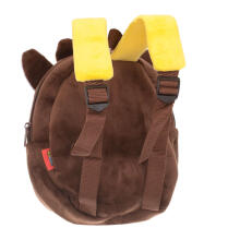 Ikonka Art.KX7426 Kindergarten backpack plush giraffe 24cm