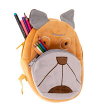 Ikonka Art.KX7429 Kindergarten backpack plush dog 24cm
