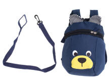 Ikonka Art.KX6305_2 Children's nursery backpack teddy bear navy blue