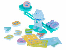Ikonka Art.KX5937_2 Educational scales learning to count hippo mini